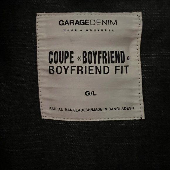 Black Jean Jacket - Picture 2 of 4